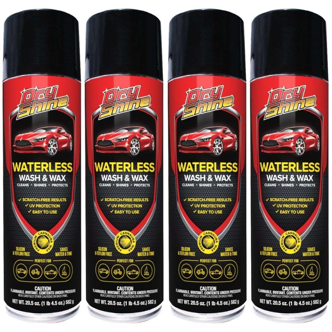 Waterless Wash Car Wax Kit High Gloss Carnauba Detailing Showroom Cleaning  Shine