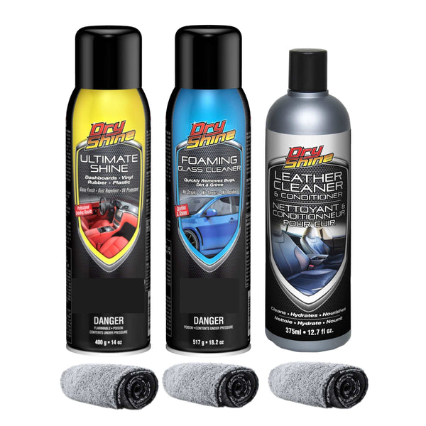 Wash, Wax & Wheels Kit – Dry Shine USA